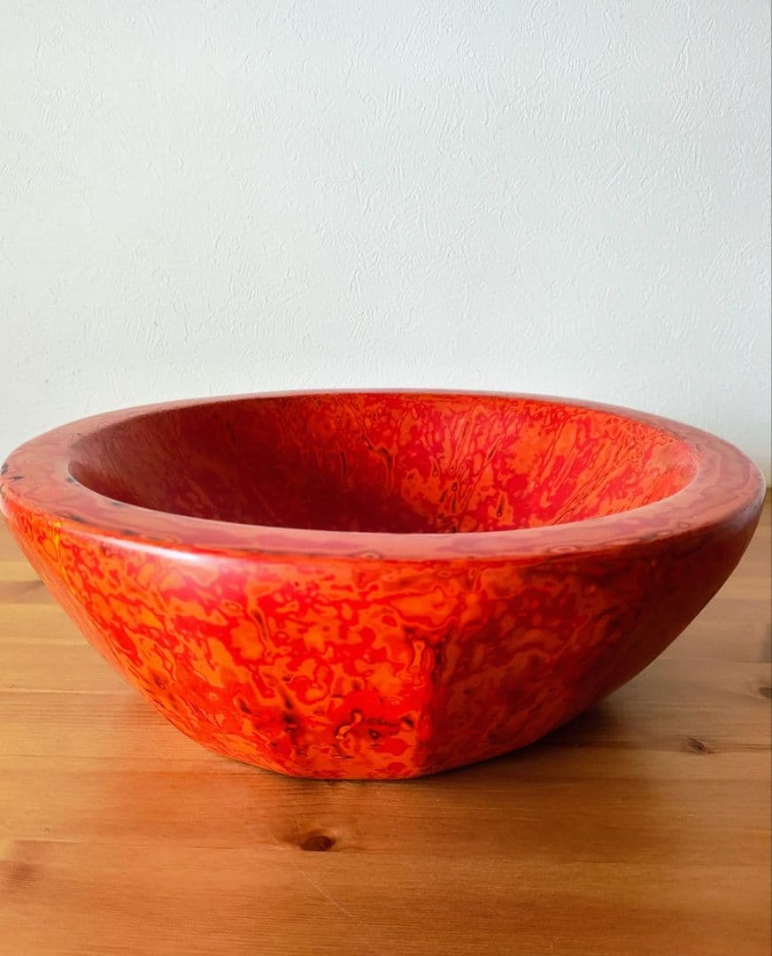 会津塗 乾漆鉢 天然木 盛鉢 天然木 菓子鉢 小物入れ 会津漆師道具 果物入