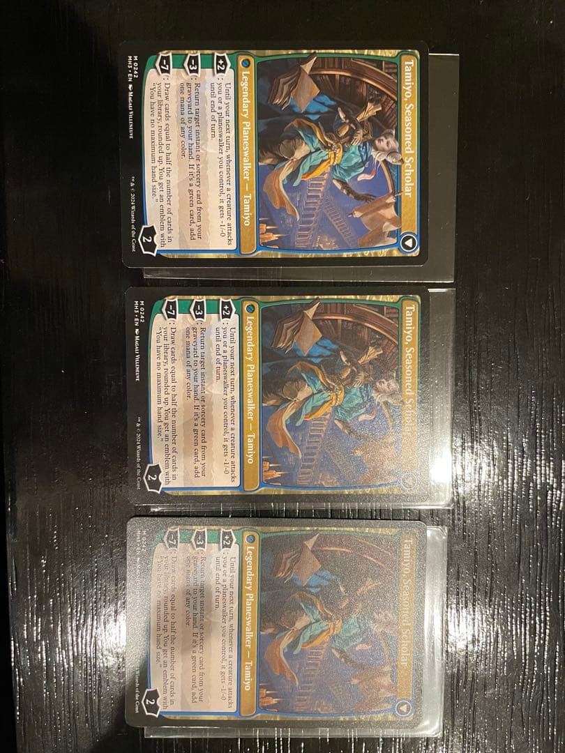 MTG 知りたがりの学徒、タミヨウ 英語　3枚