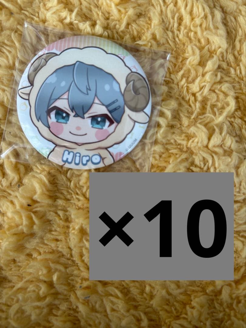 カラピチ　ひろ　東武動物公園　缶バッジ　ヒロ　からぴち　カラフルピーチ　後期