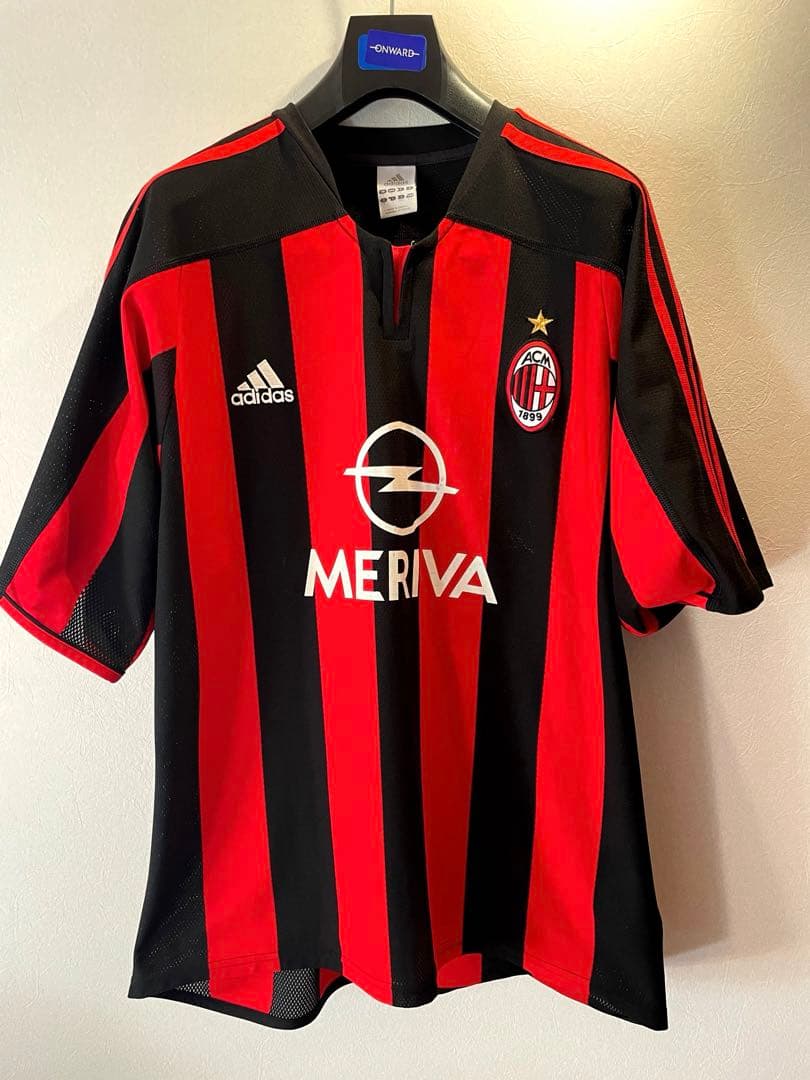 ★ ACミラン ★2003-04 adidas ホーム半袖 ユニフォーム