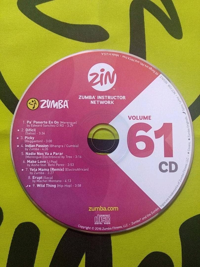 ZUMBA　ズンバ　ZIN61 ～ ZIN70　 CD ＆ DVD 20枚セット