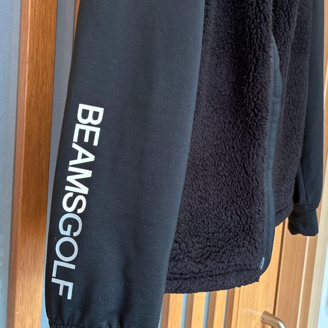 BEAMS GOLF ビームスゴルフ　ボアジャケット ブラック