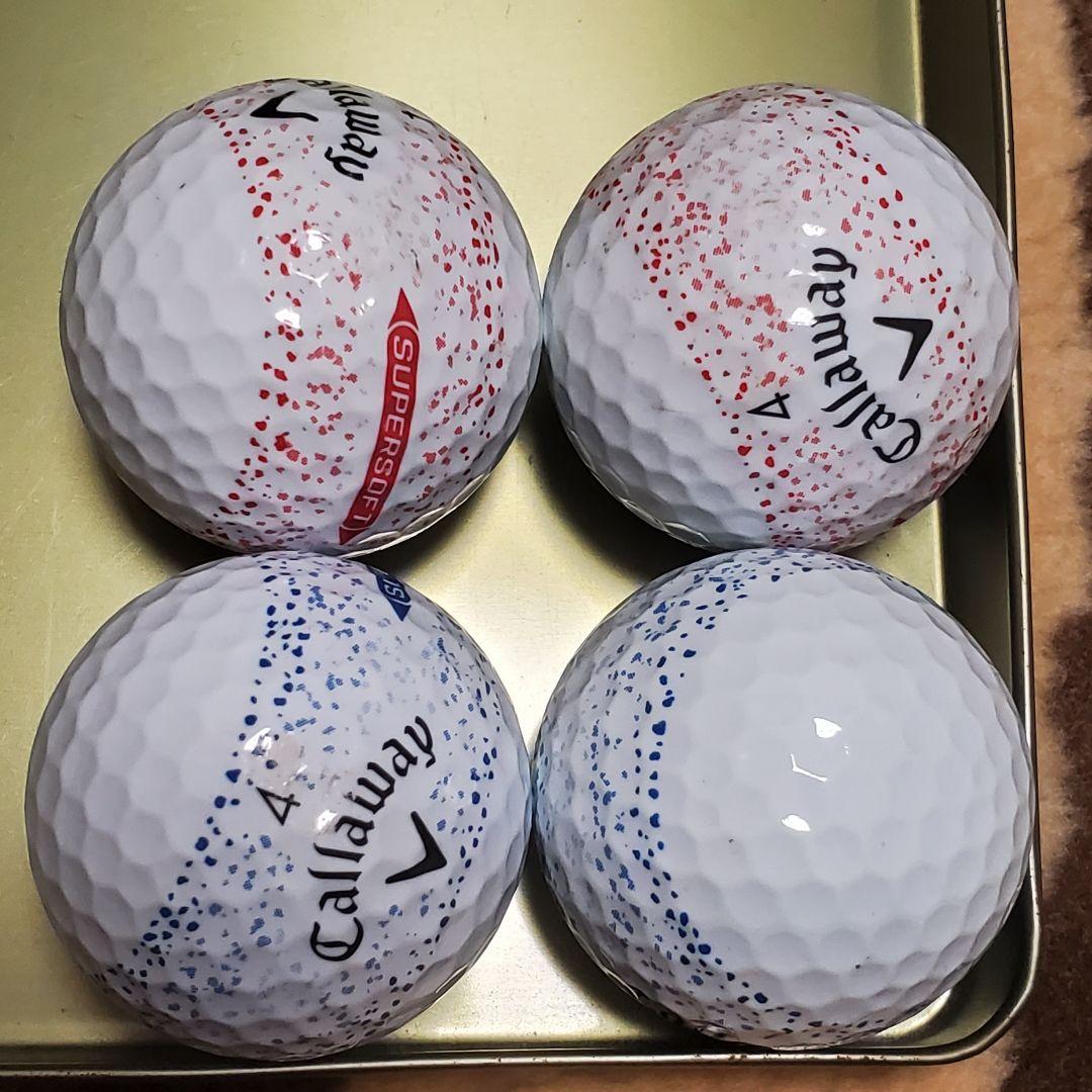 タイトリスト/キャロウェイ他ロストボール年式種類混合 360° 66個