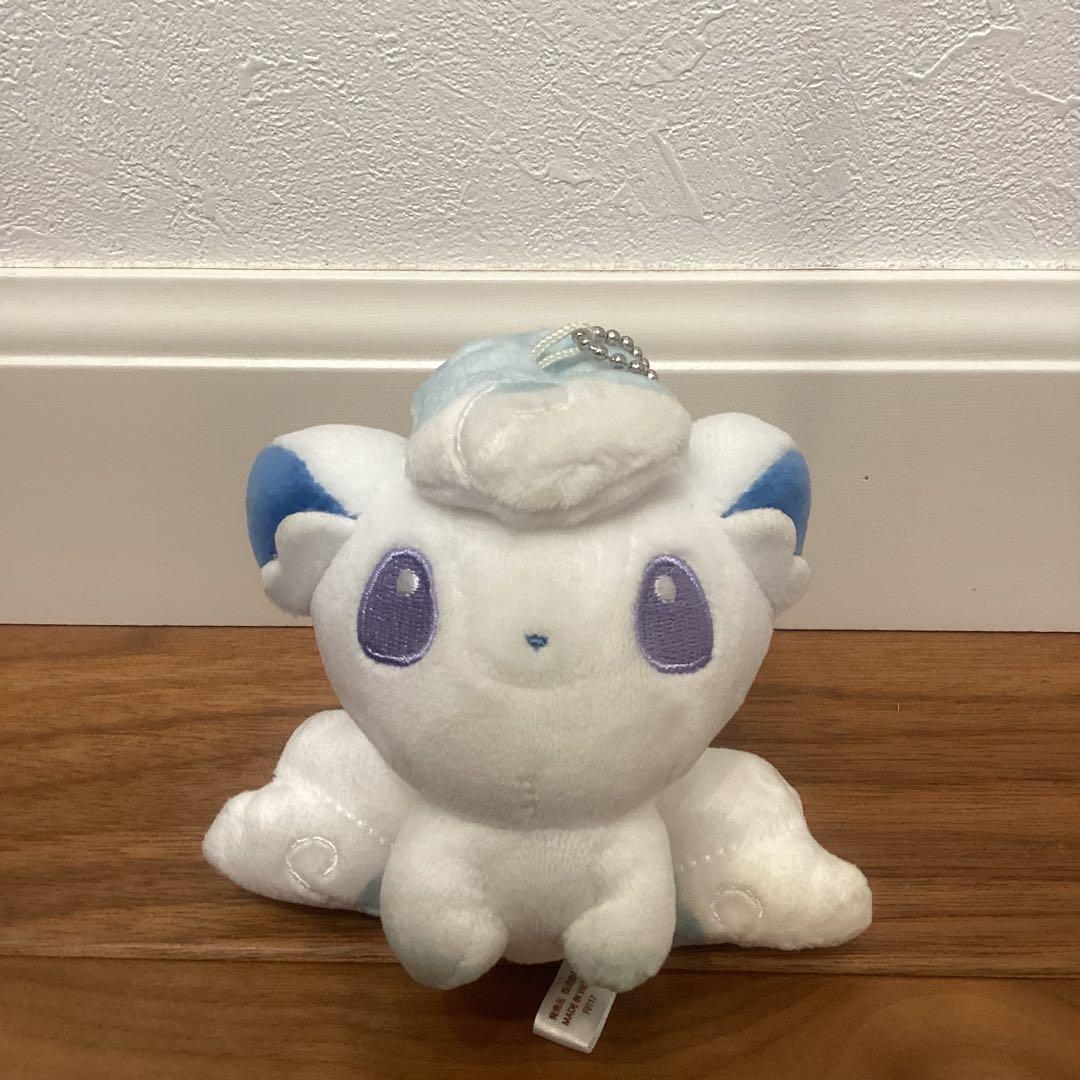 ポケモンドールズ キーホルダー もっちりマスコット アローラロコン ぬいぐるみ