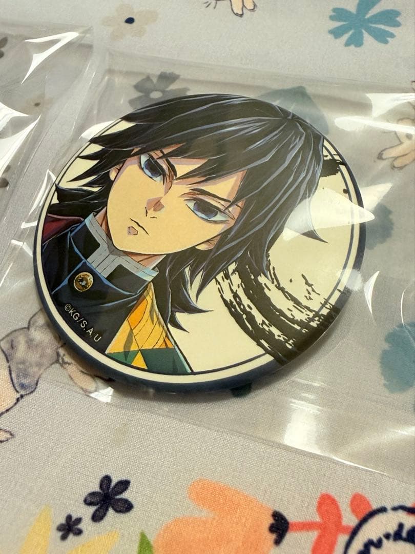 柱展　ランダムマット缶バッジ　冨岡義勇　鬼滅の刃