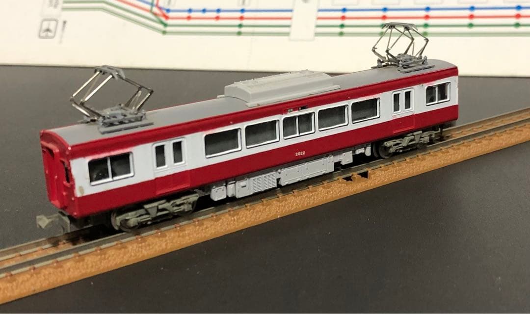 管理番号1634 京急2000形2扉車 Nゲージ未塗装キット組立品4両