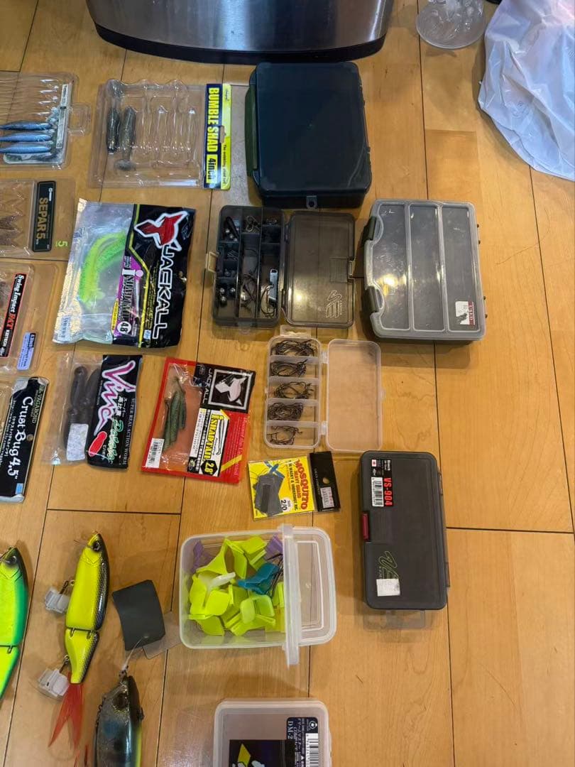 バス釣り引退セット　ジャッカル デプス ルアー ワーム