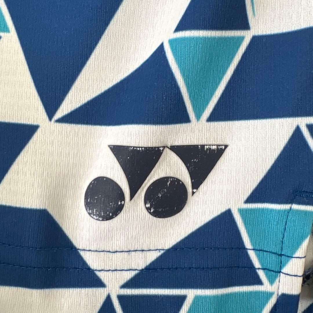 hideki ヨネックス 幾何学模様 廃盤 ハーフパンツ ブルー XL