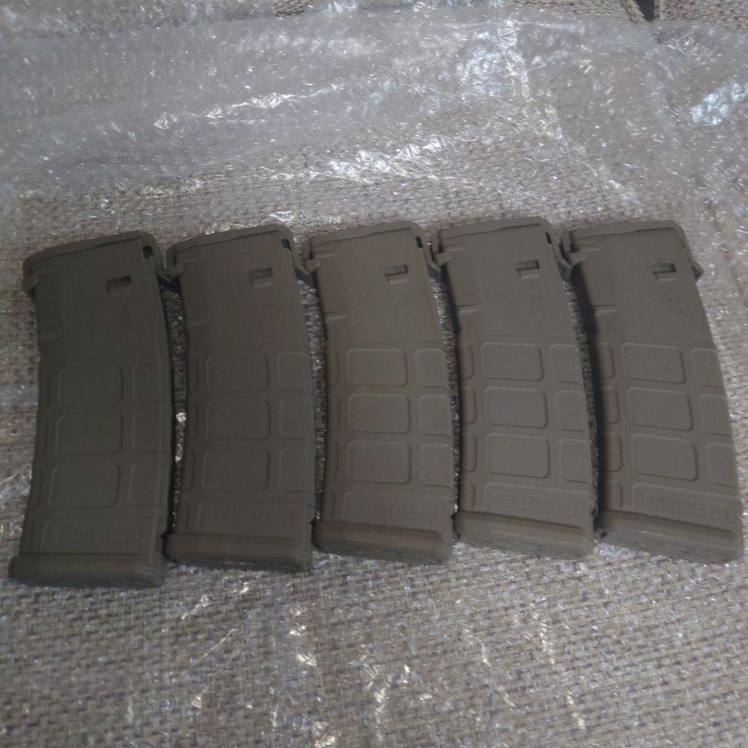 Magpul PTS P-MAG 次世代電動ガンM4用マガジン5個セット