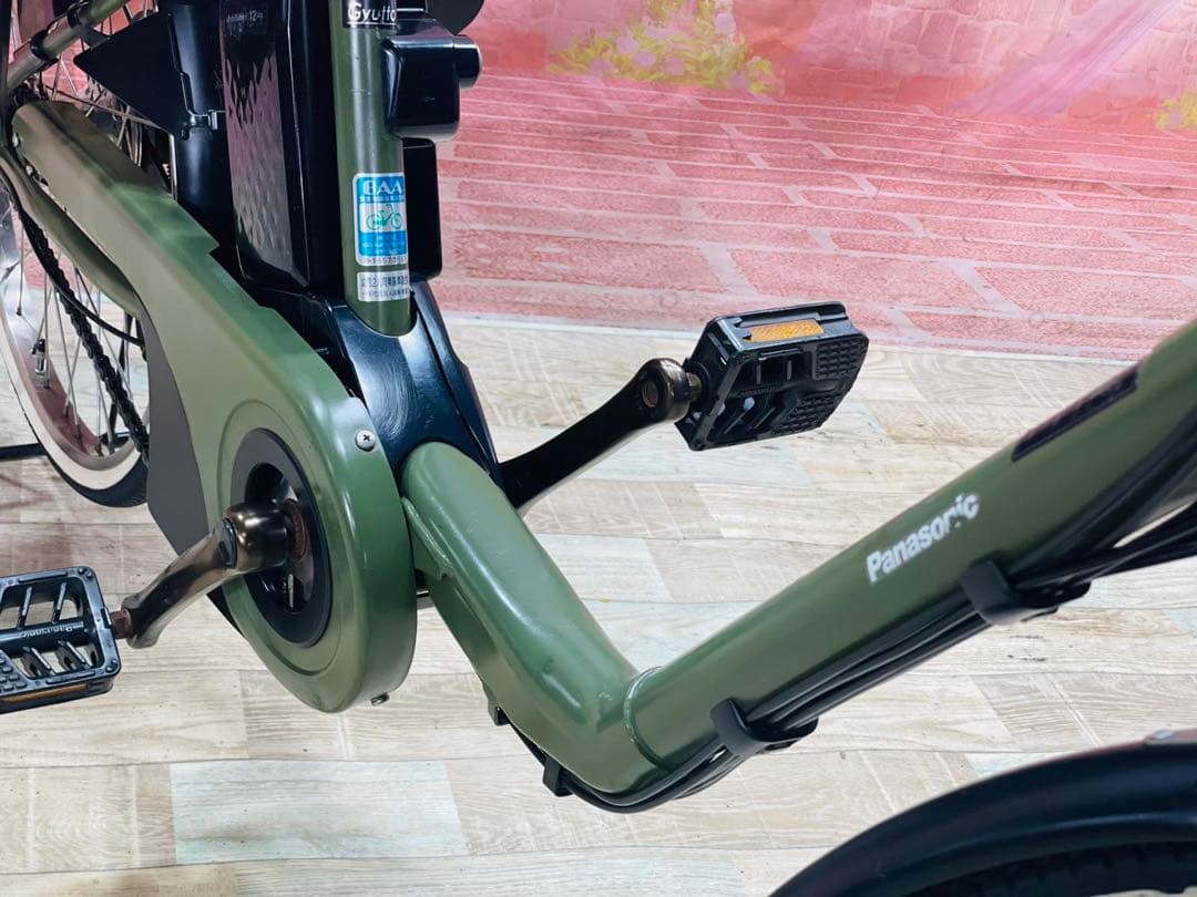 K2350 [大容量12Ah]電動自転車パナソニック子供乗せ20インチ 送料無料