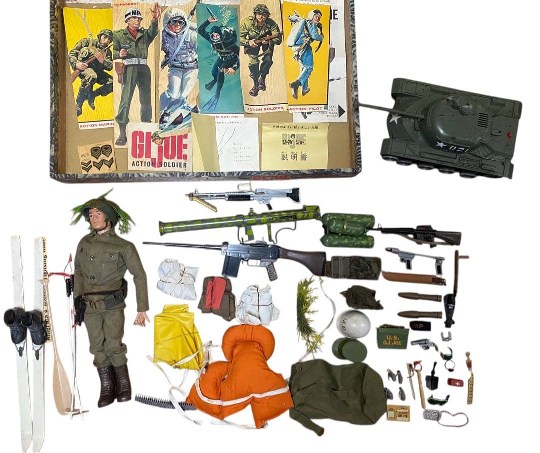 GIジョー ビンテージ 本体＋装備大量セット ミリタリー アクションソルジャー