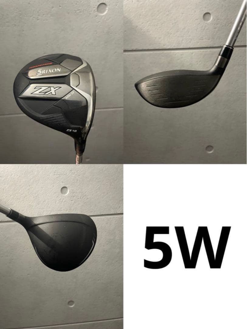 Srixon スリクソン ZX5 MKⅡ ウッド　ユーティリティ4本セット