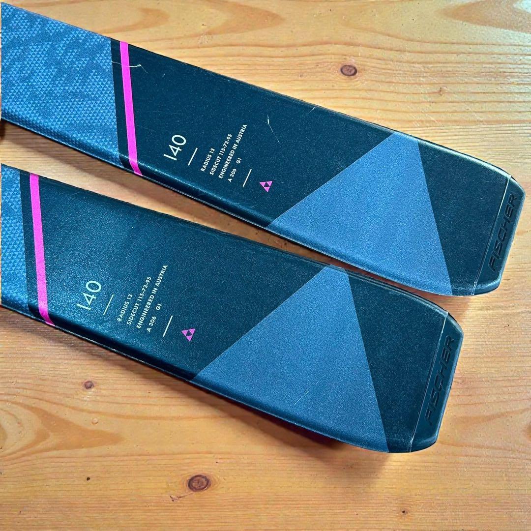 美品✨FISCHER MY ASPIRE レディーススキー 140cm スキー板