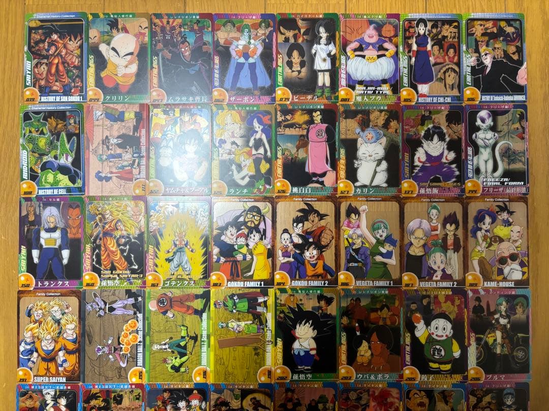 ドラゴンボール ウエハースチョコカード62枚セット