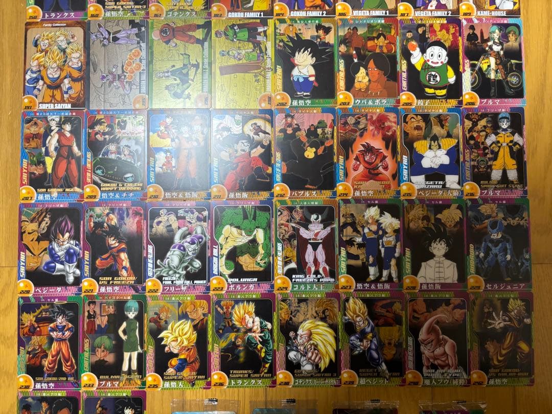 ドラゴンボール ウエハースチョコカード62枚セット
