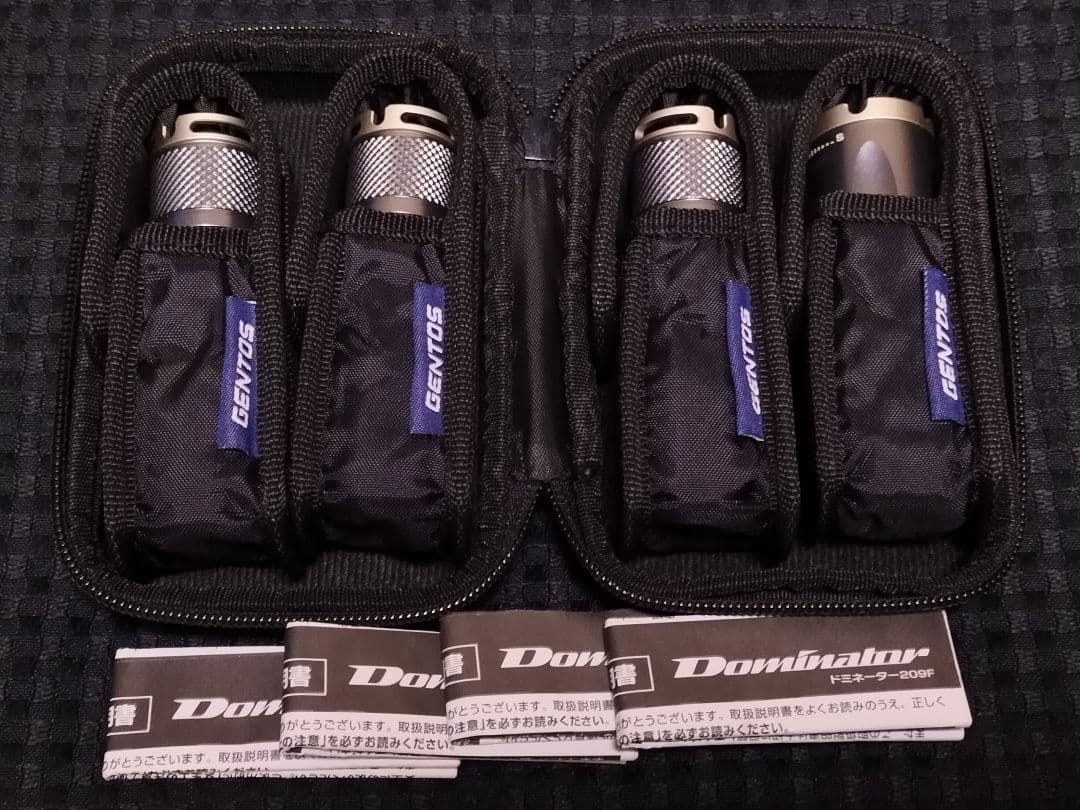 ジェントス DC ドミネーター 209 F 2本セット