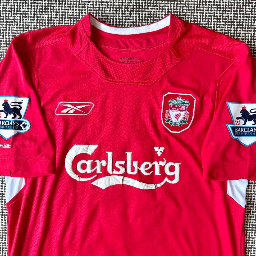 【PLパッチ付き】ジェラード ＃８ リバプール ０４／０５（H）Reebok