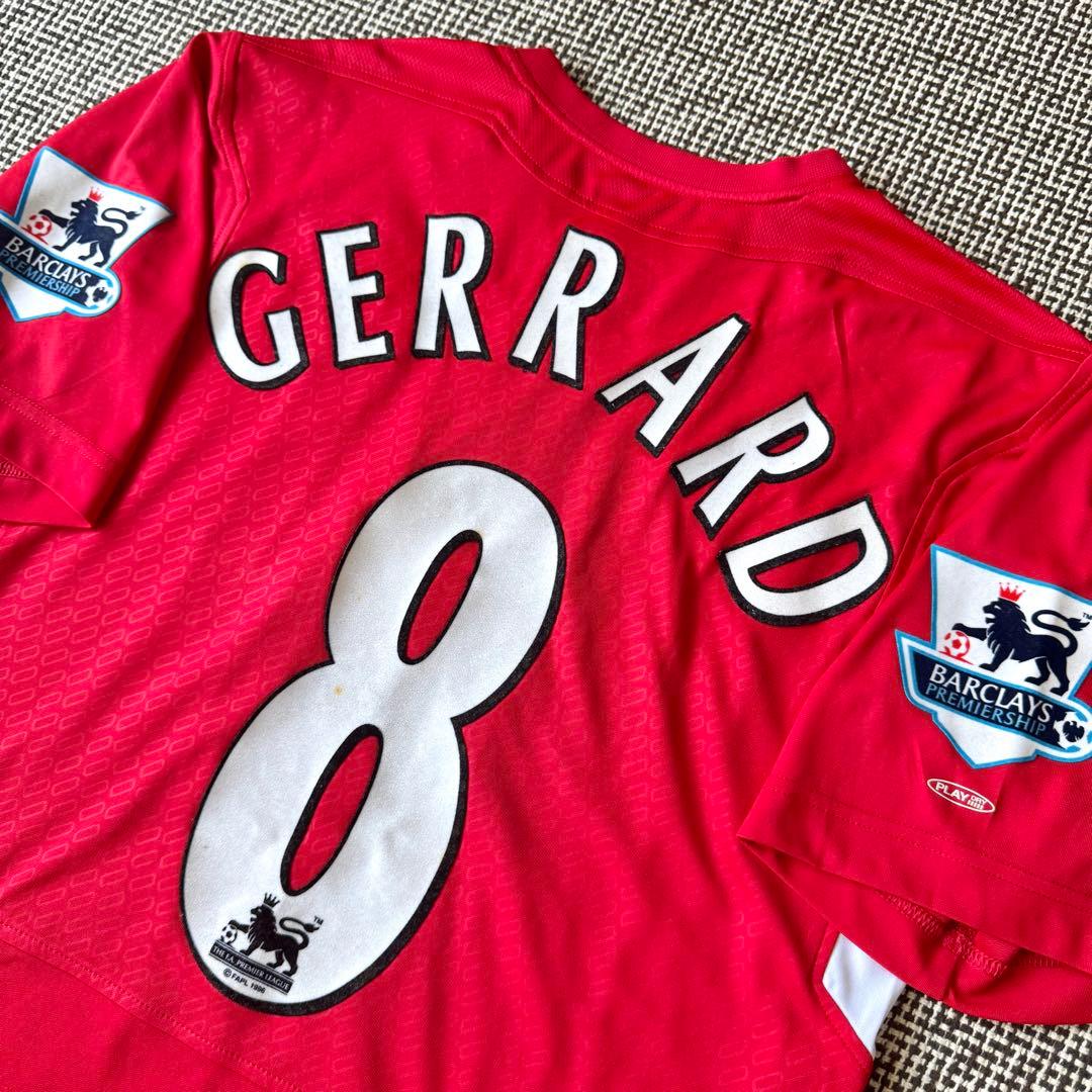 【PLパッチ付き】ジェラード ＃８ リバプール ０４／０５（H）Reebok