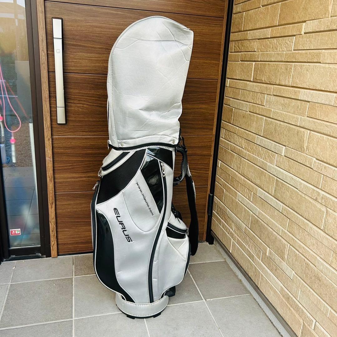 ミズノ グレー キャディバッグ　MIZUNO