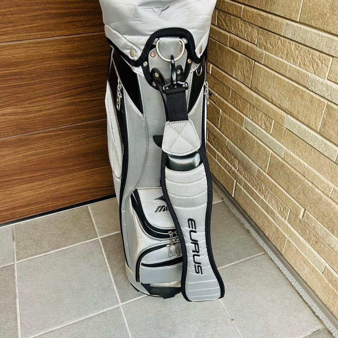 ミズノ グレー キャディバッグ　MIZUNO