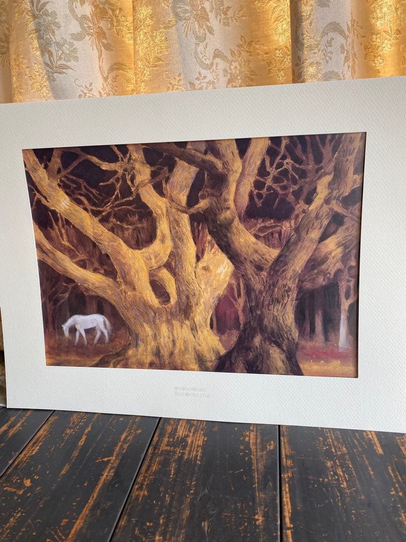 東山魁夷　白馬幻想　ポスター5枚セット　額装品