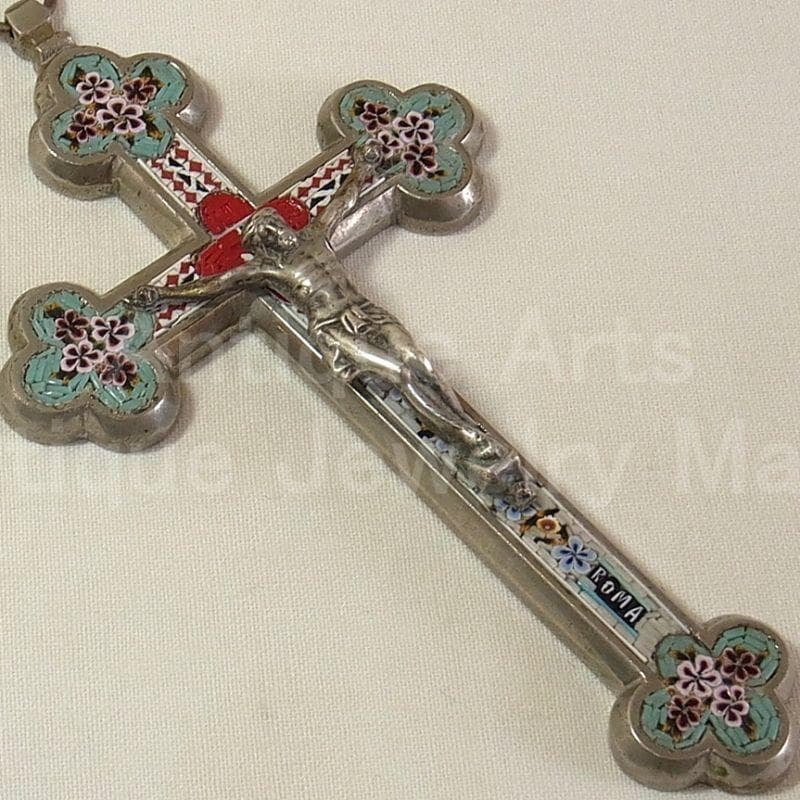 c1536イタリア マイクロモザイクタイル クロス 《大型サイズ（M）》