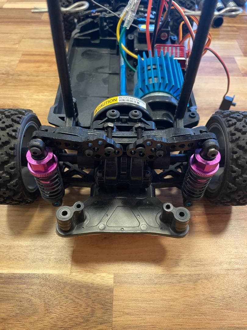 タミヤ　TT-02　ラリー仕様　試走のみ　ボディ無し　カスタム多数　動作確認済み