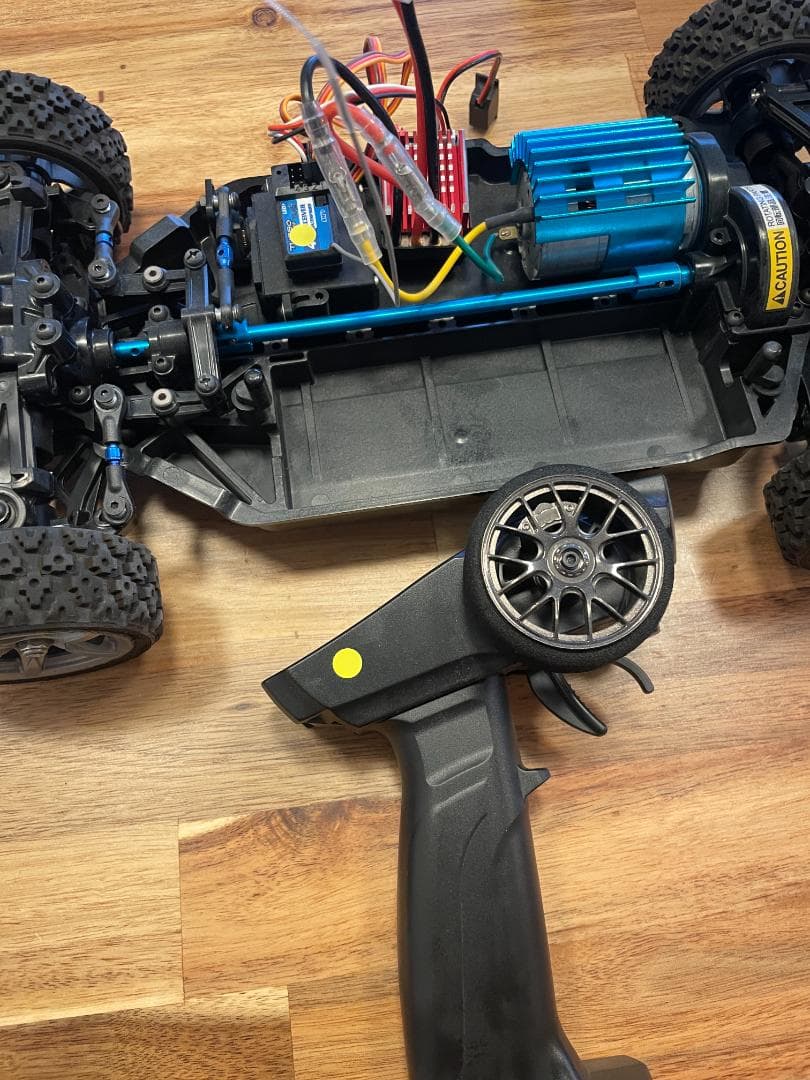 タミヤ　TT-02　ラリー仕様　試走のみ　ボディ無し　カスタム多数　動作確認済み