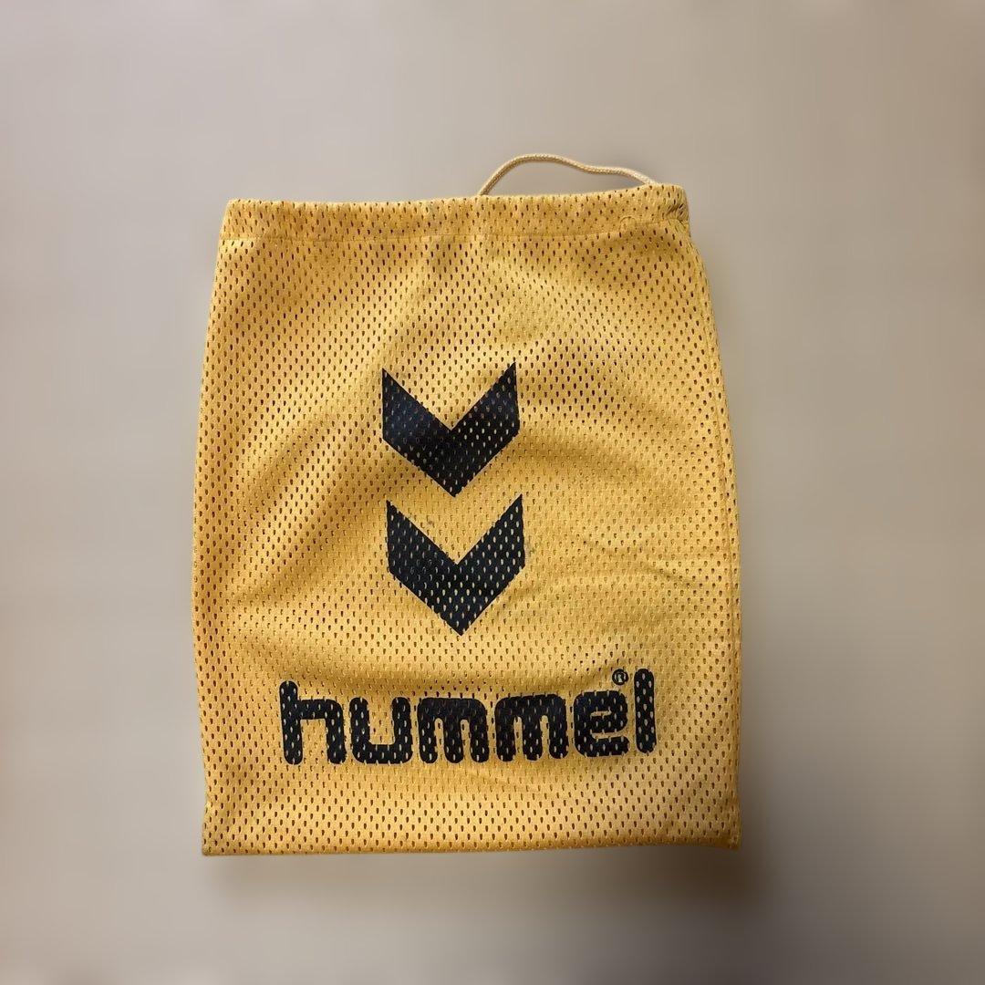 hummel 厚手メッシュイエロー サッカー ビブス ジュニア用