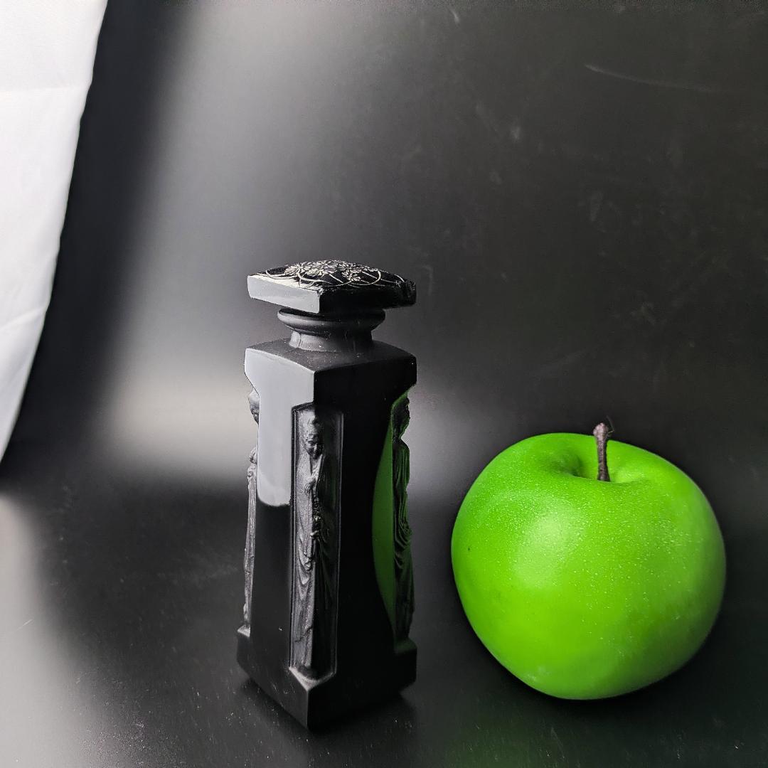 【希少黒ガラス】ルネ・ラリック ドルセー香水瓶 アンブル 1910年代 訳あり