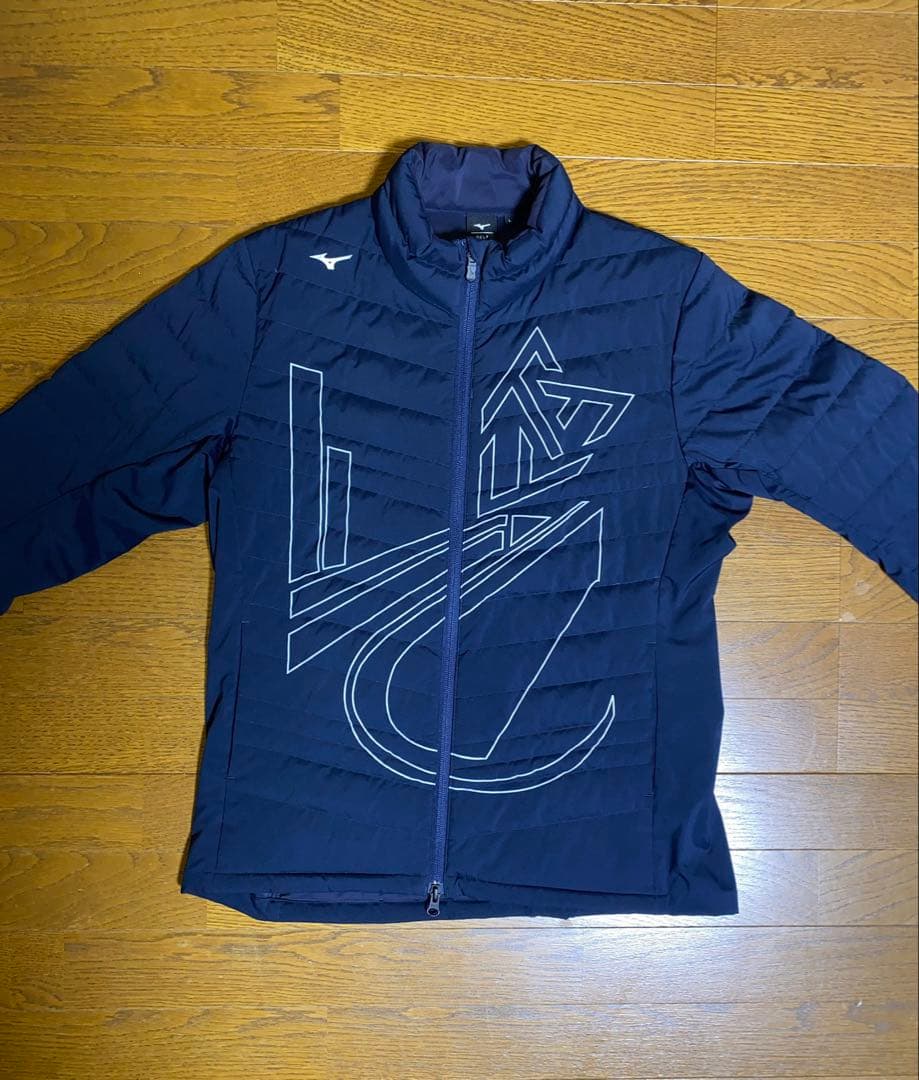 美品❗️ミズノゴルフ ムーブダウンジャケット ブレスサーモ ストレッチ