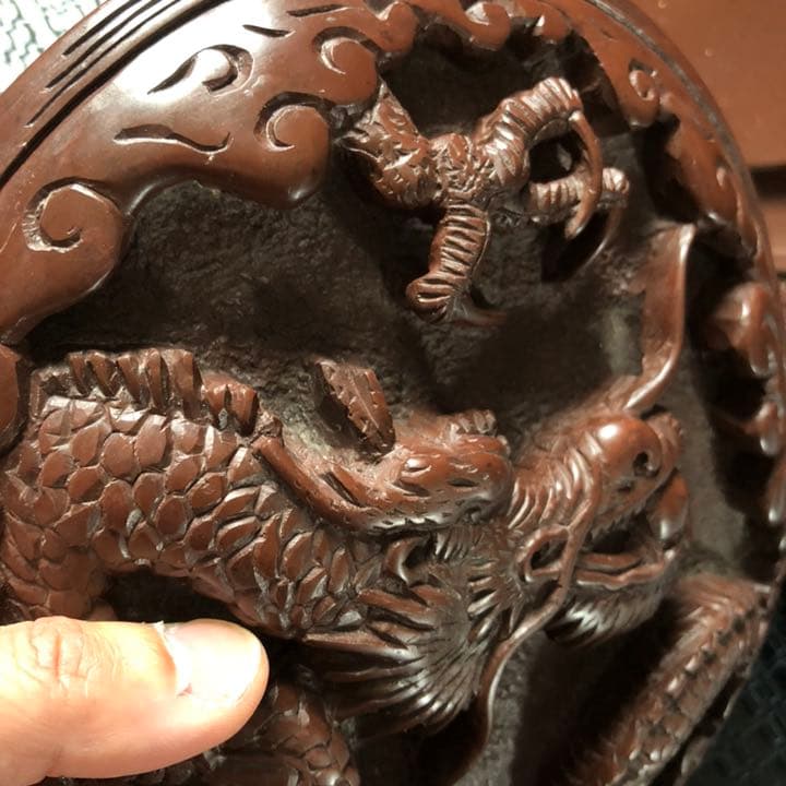 究極の古美術◼️蔵から超デカイ龍のスズリが出てきました！硯、書道具、茶道具