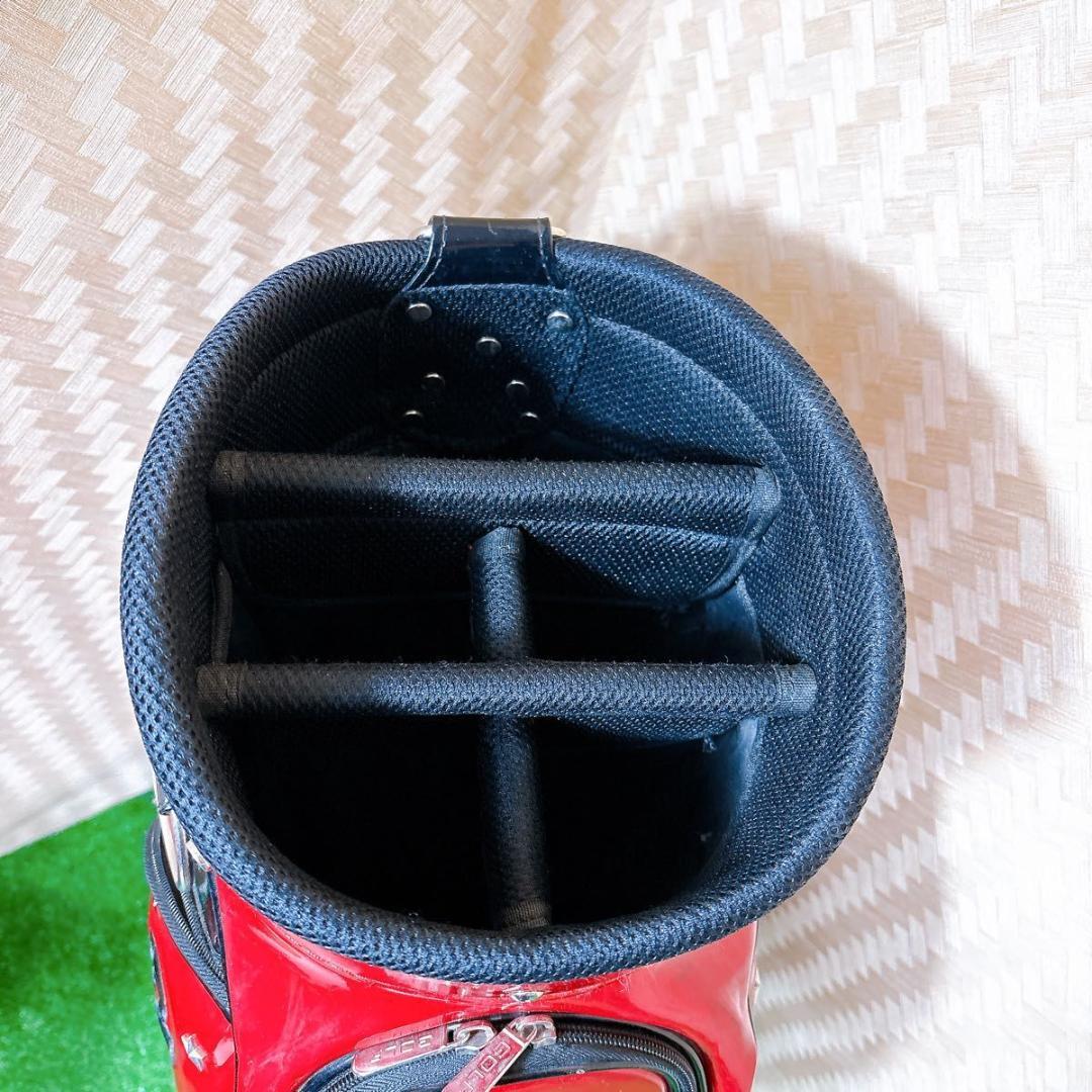 advisor キャディバッグ　カートタイプ　ドラゴン　レッド