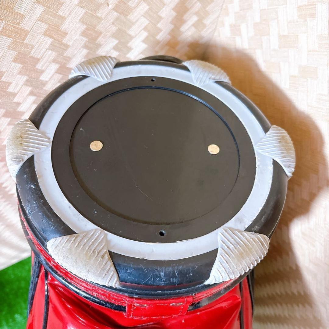 advisor キャディバッグ　カートタイプ　ドラゴン　レッド