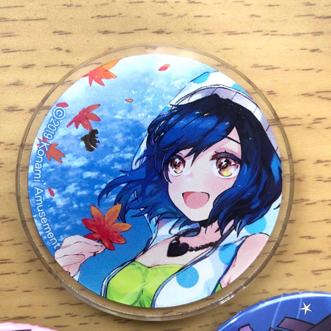 KONAMI 缶バッチ JAEPO ノーヴァ ベラ エミ ポップン DDR