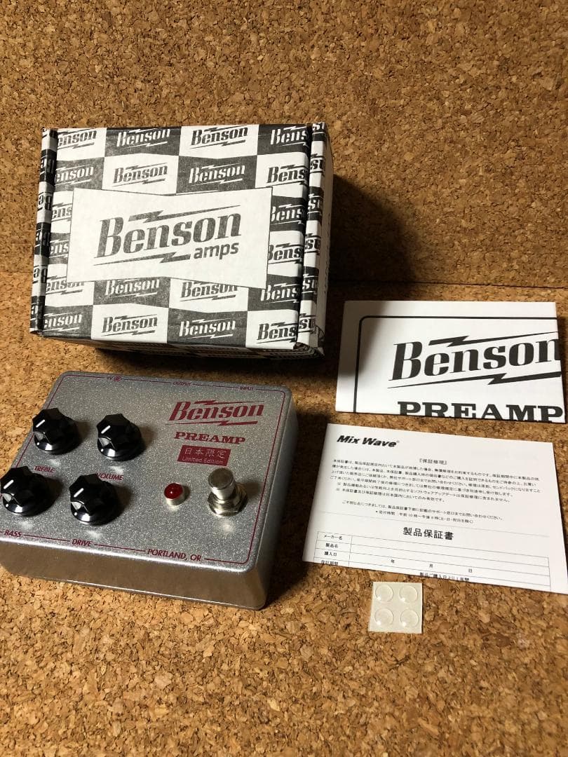 Benson Amps Preamp Pedal オーバードライブ