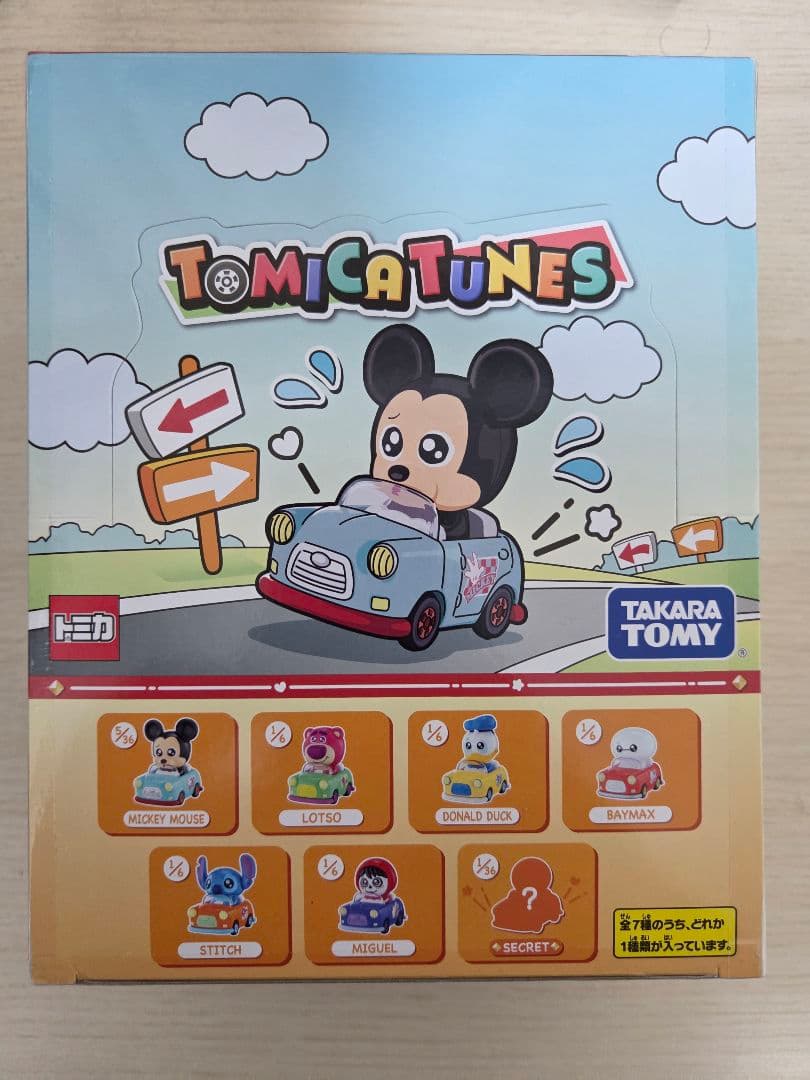 ミニカー 【未開封】 TUNES DISNEY CHARACTERS　BOX