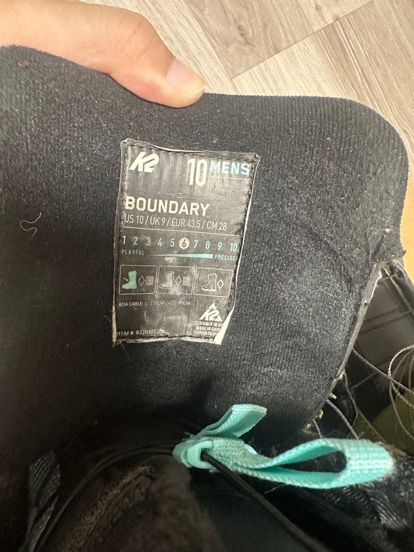 K2 BOUNDARY スノーボードブーツ 28CM