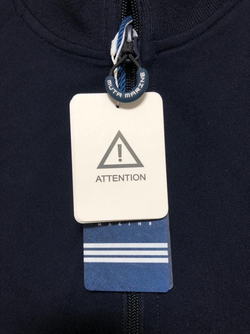 未使用 muta レディース ポンチブルゾン ダブルジップ ブルゾン 紺ネイビー