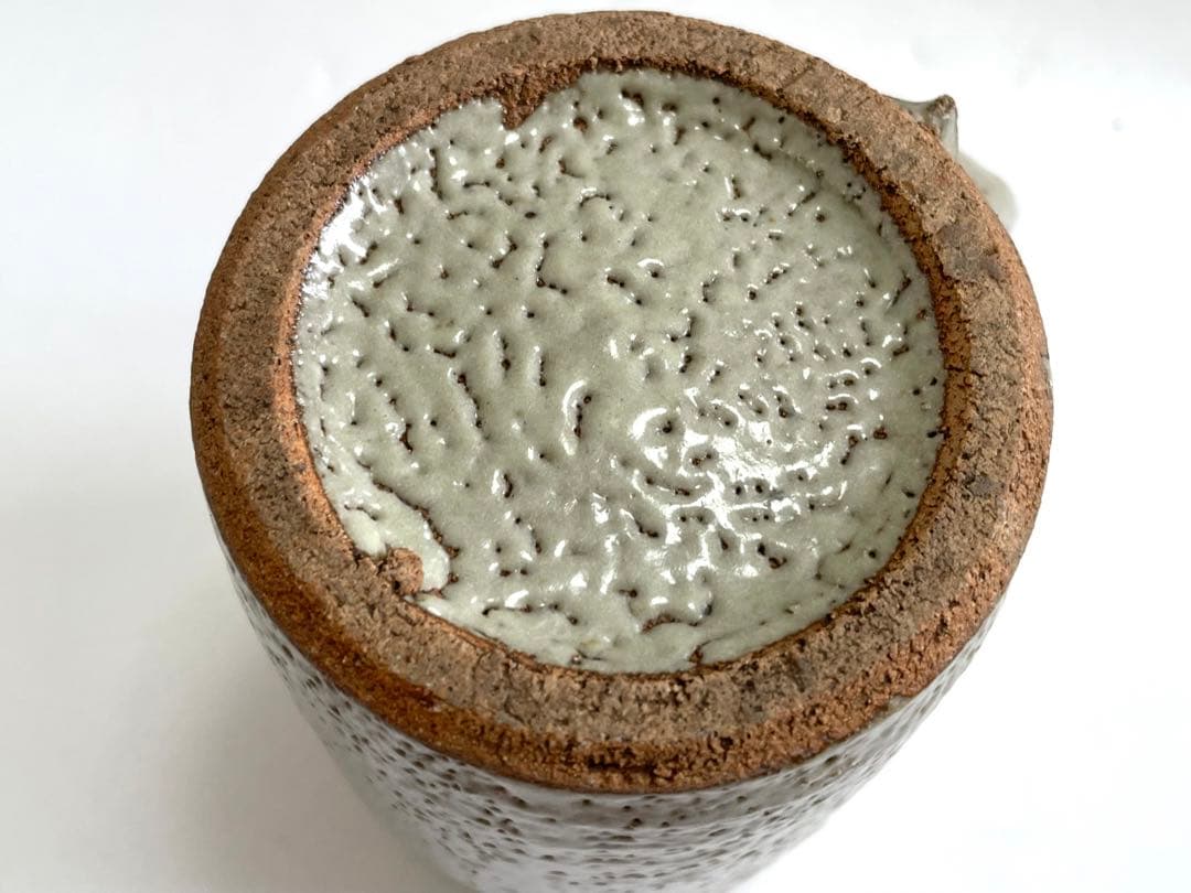 人間国宝　濱田庄司　浜田庄司　杯　ビアマグ　ジョッキ　ビール　麦酒杯　共箱