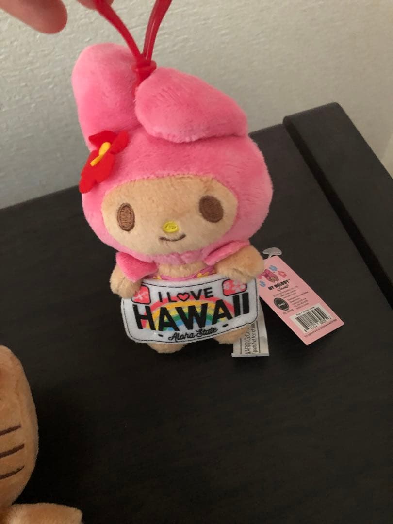 新品　ハワイ限定　日焼けキティ　マイメロ　クロミ　キーホルダー　正規品
