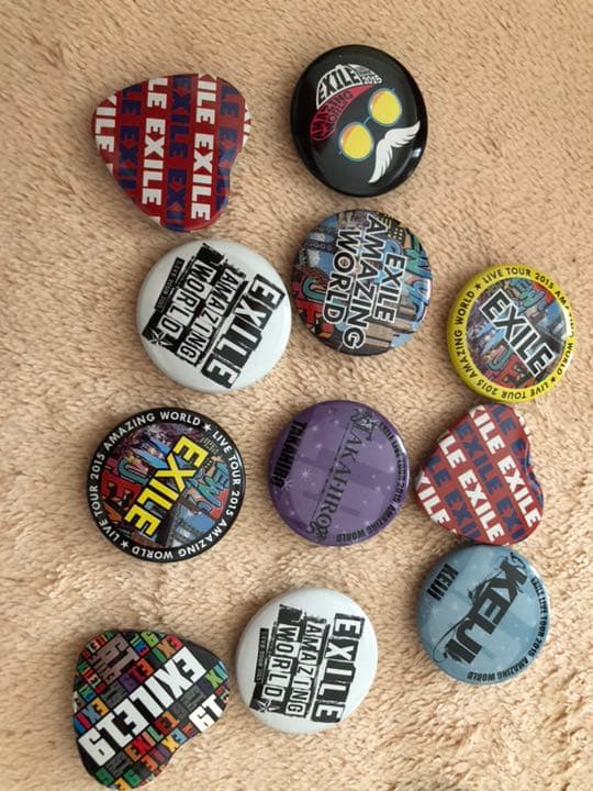 EXILE 三代目 GENERATIONS 缶バッジ