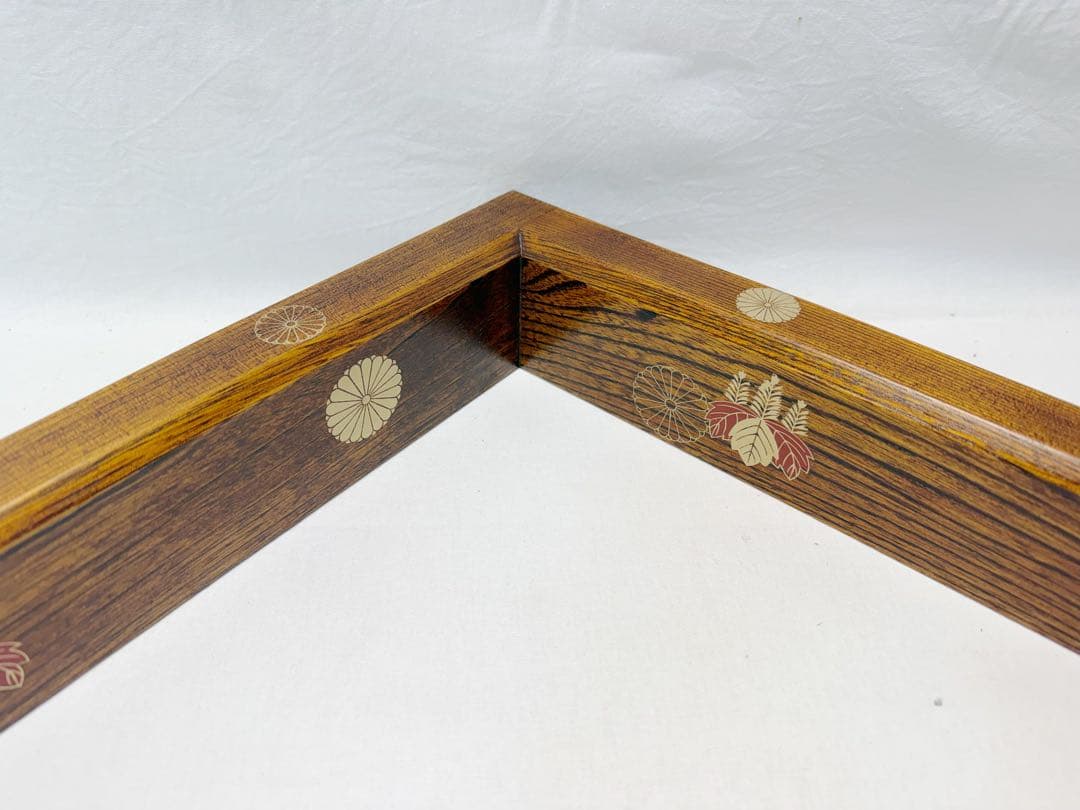 未使用 茶道具 吹漆 高台寺蒔絵 炉縁 元箱