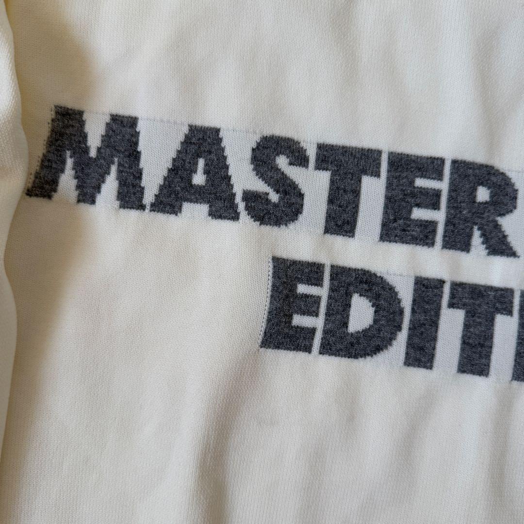 現行モデル　防寒　蓄熱　裏地付　マスターバニー　ニット　M〜L相当　白　セーター