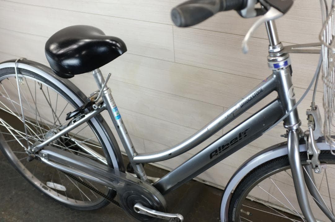 た*ん様 良品★BS アルベルト　軽快車　27インチ　5速　ライト
