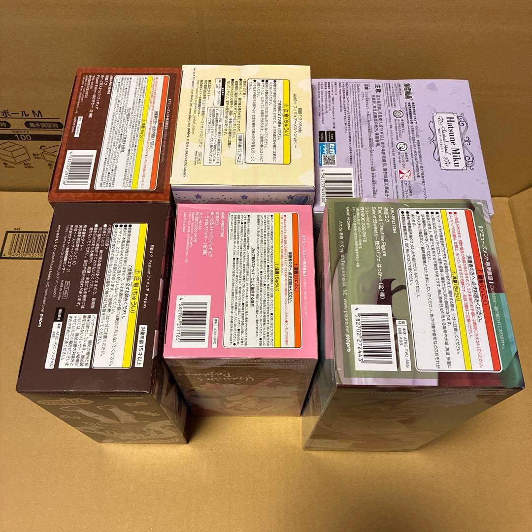 初音ミク フィギュア　6個　まとめ売り　新品未開封