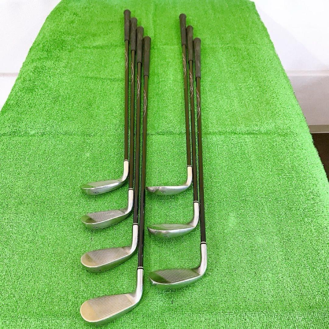 テ16★ゼクシオ6 7本レディースアイアンセット MP600L ピンク XXIO