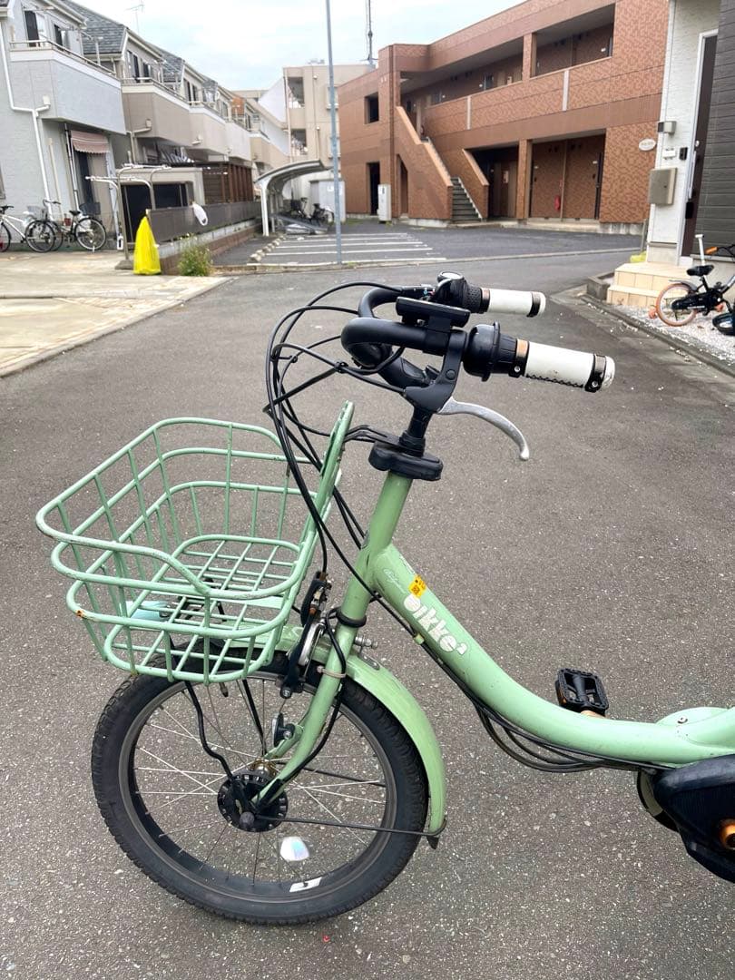 【BRIDGESTONE】bikke2子供乗せ電動自転車20型3速LED付属品付