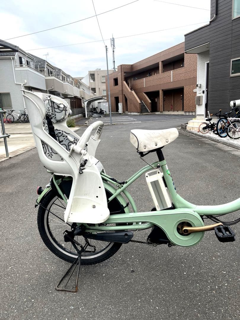 【BRIDGESTONE】bikke2子供乗せ電動自転車20型3速LED付属品付