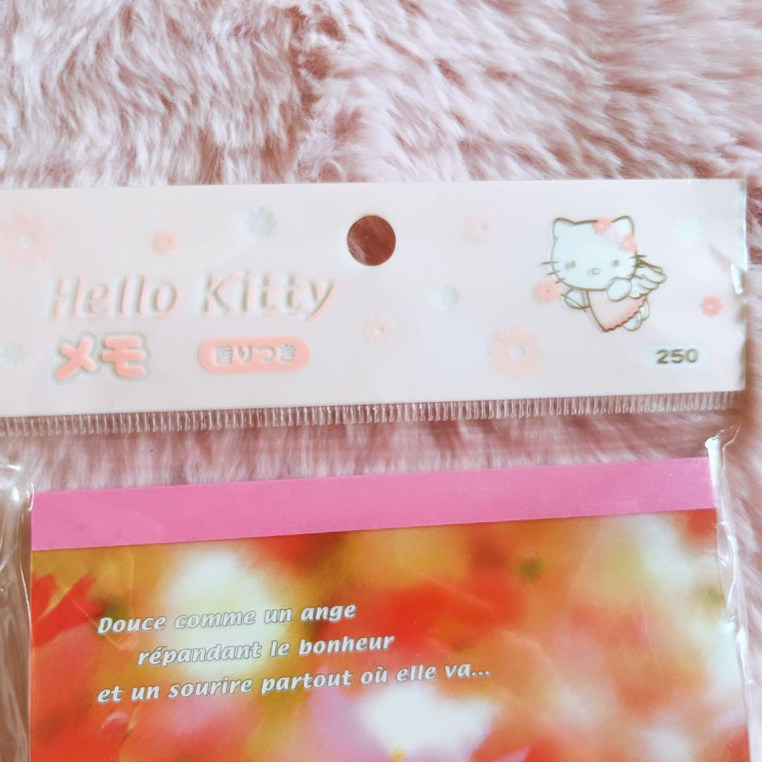 希少レア　ハローキティ　エンジェル　フラワー　メモ　2003年製 サンリオ